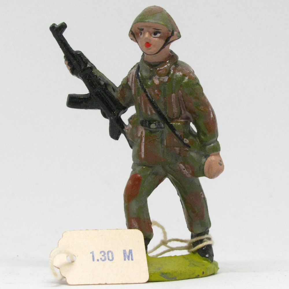 S11A Soldat, mit MPi, stürmend (frühe Variante mit original Verkaufsetikett) 55327