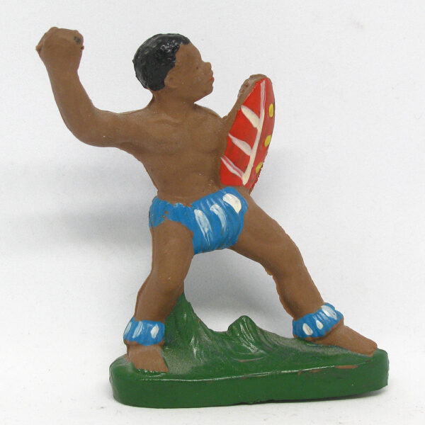 AA073 - 45. Afrikaner mit Schild - PGH Effelder - 70/80er