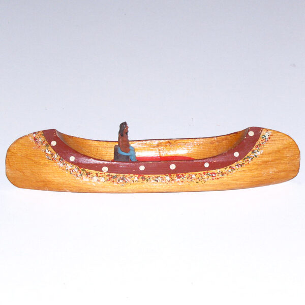 B0041 -Indianerkanu mit Massefiguren 25cm - PGH Spielzeugland