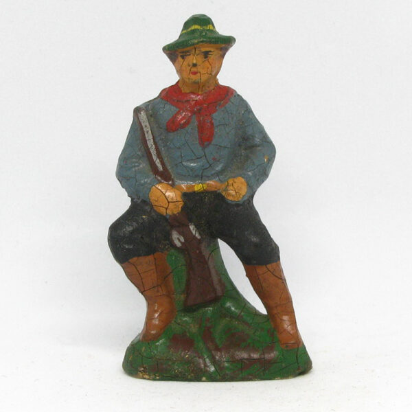 LI H64-03 Cowboy sitzend mit Gewehr