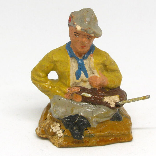RH94-03 Cowboy sitzend mit Gewehr